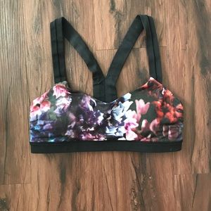 Lululemon floral bra size 4